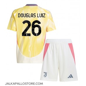 Juventus Douglas Luiz #26 Vieraspaita Lapsille 2024-25 Lyhythihainen (+ shortsit)